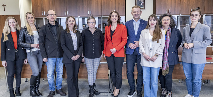 Członkowie Zespołu ds. Równości Płci PRz podczas spotkania