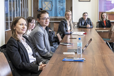 Członkowie Zespołu ds. Równości Płci PRz podczas spotkania